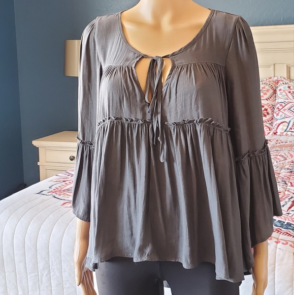 FREE PEOPLE BOHO BLOUSE SZ Sm - Picture 15 of 15